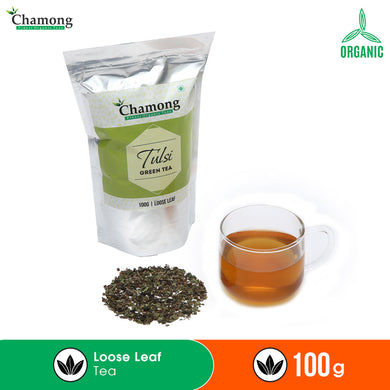 Organic Tulsi Green Tea in Standy Pouch