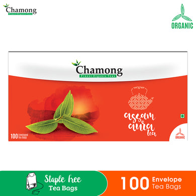Organic Assam Aura Tea - 100  Envelope Tea Bags