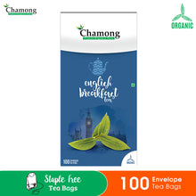 Organic English Breakfast - 100 Envelope Tea Bags