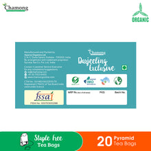 Organic Darjeeling Exclusive Tea - 20 Pyramid Tea Bag