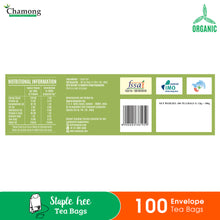 Organic Green Tea - 100 Envelope Tea Bags